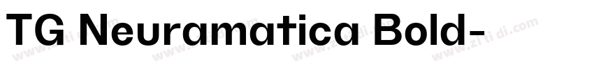 TG Neuramatica Bold字体转换